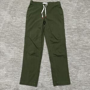 Topo Designs Dirt Pants Womens XS Green Organic Cotton Drawstring Casual Outdoor